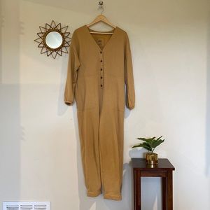 MWL Betterterry Coverall Jumpsuit- Dried Straw